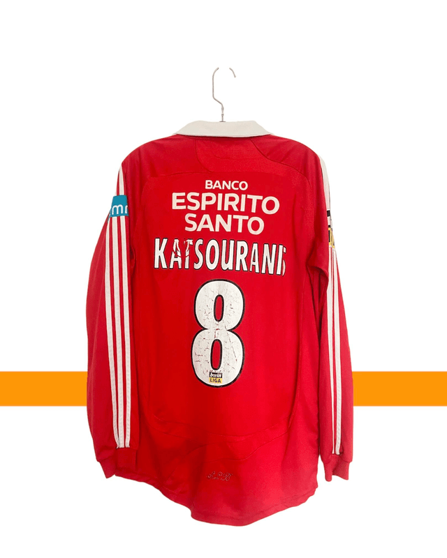 2007/2008 - SL Benfica - Katsouranis #8 [MATCH WORN] (M)