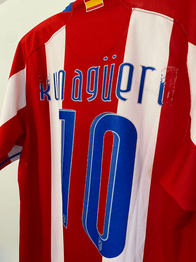 2007/2008 - Club Atlético de Madrid - AGUERO #10 (L)