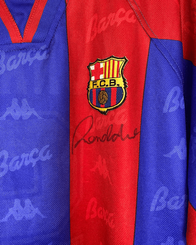 1995/1997 - FC Barcelona - #9 RONALDO - SIGNED (XL)