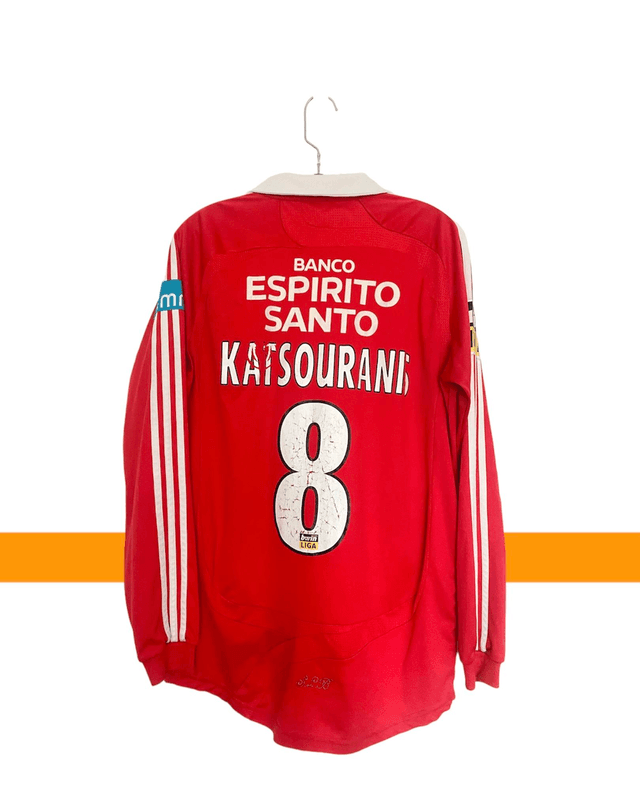 2007/2008 - SL Benfica - Katsouranis #8 [MATCH WORN] (M)