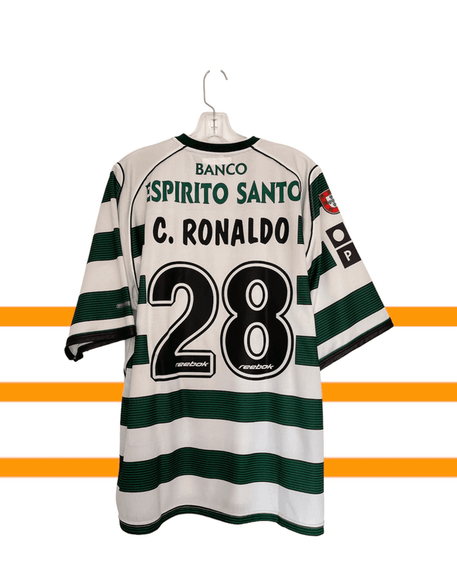 2002/2003 - Sporting CP - RONALDO #28 (XXL)